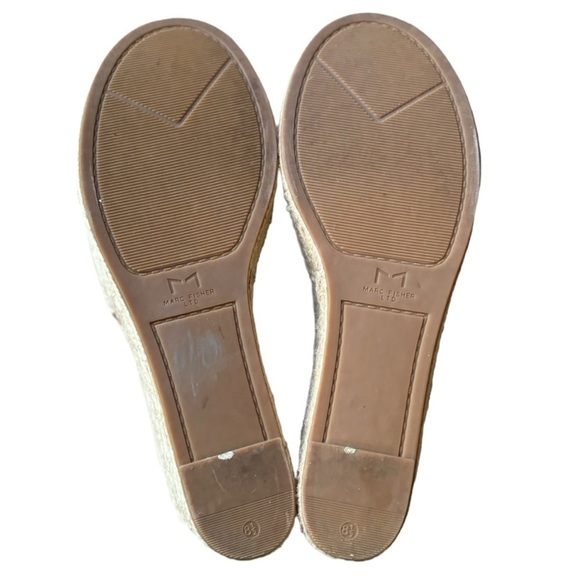 Marc Fisher MLALIDAS Leather Sandals Size 8.5 Open Toe Wedge with Ankle Strap - Picture 5 of 14